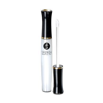 Стимулювальний блиск для губ Shunga LIPGLOSS &ndash; Sparkling Strawberry Wine (10 мл), ефект поколювання &mdash; купити в інтим-бутику EroticToys