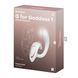 Вагінально-кліторальний вібратор Satisfyer G for Goddess 1 White, 2 мотори в інтим-бутику EroticToys