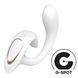 Вагінально-кліторальний вібратор Satisfyer G for Goddess 1 White, 2 мотори в інтим-бутику EroticToys