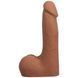 Фалоімітатор Doc Johnson The Realistic Cock ULTRASKYN - 7 Inch with Balls Caramel в інтим-бутику EroticToys