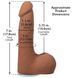 Фалоімітатор Doc Johnson The Realistic Cock ULTRASKYN - 7 Inch with Balls Caramel в інтим-бутику EroticToys