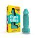 Мило у формі пеніса Pure Bliss BIG Turquoise, крафтове мило-член, натуральне в інтим-бутику EroticToys