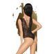 Боді Penthouse Devils Advocate S/L Black, виріз на животику, імітація плетіння в інтим-бутику EroticToys