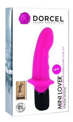 Замовити анонімно: Вібратор Dorcel Mini Lover Magenta з обмежувачем, для точки G і масажу простати Вібратор Dorcel Mini Lover Magenta з обмежувачем, для точки G і масажу простати — купити в інтим-бутику EroticToys