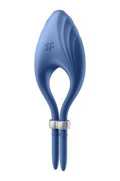 Ерекційне віброкільце-ласо Satisfyer Duelist Blue, 10 режимів, потужний мотор &mdash; купити в інтим-бутику EroticToys