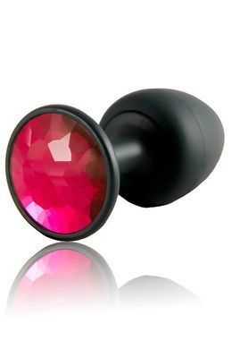Анальна пробка Dorcel Geisha Plug Ruby M з кулькою всередині, створює вібрації, макс. діаметр 3,2см &mdash; купити в інтим-бутику EroticToys
