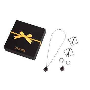 Затискачі для сосків з важкою підвіскою LOCKINK Nipple Clamps with Heavy Pendant - Grey &mdash; купити в інтим-бутику EroticToys