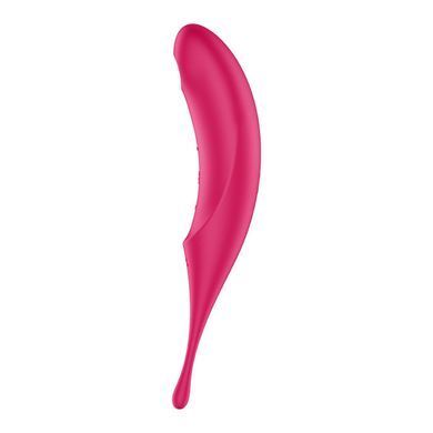 Вібратор для клітора з вакуумною стимуляцією Satisfyer Twirling Pro Red &mdash; купити в інтим-бутику EroticToys