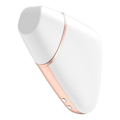 Вакуумный клиторальный стимулятор Satisfyer Love Triangle White (м'яте паковання!!!) &mdash; купити в інтим-бутику EroticToys