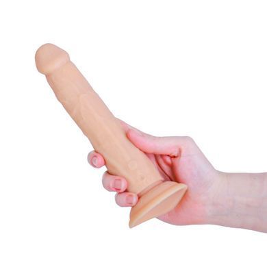 Фалоімітатор з ротацією та пульсацією Naked ADDICTION 8&Prime; Rotating & Thrusting Dong - Vanilla &mdash; купити в інтим-бутику EroticToys