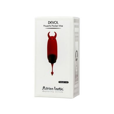 Віброкуля Adrien Lastic Pocket Vibe Devol з хвостиком і ріжками &mdash; купити в інтим-бутику EroticToys