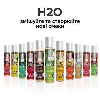 Змазка на водній основі JO H2O &mdash; Green Apple (120 мл) без цукру, рослинний гліцерин &mdash; купити в інтим-бутику EroticToys