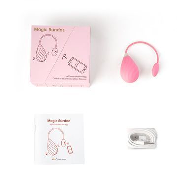 Смарт-віброяйце Magic Motion Sundae Pink &mdash; купити в інтим-бутику EroticToys