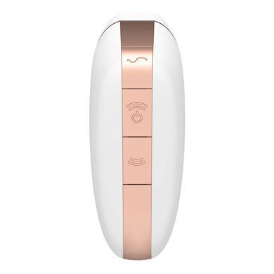 Вакуумный клиторальный стимулятор Satisfyer Love Triangle White (м'яте паковання!!!) &mdash; купити в інтим-бутику EroticToys