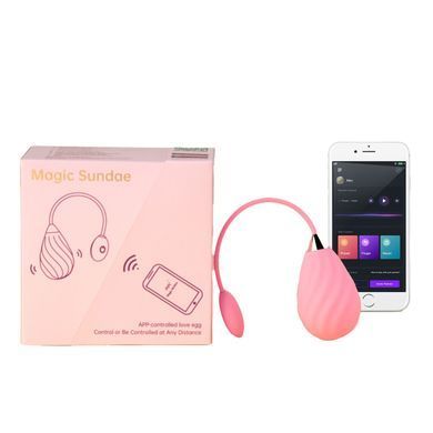 Смарт-віброяйце Magic Motion Sundae Pink &mdash; купити в інтим-бутику EroticToys