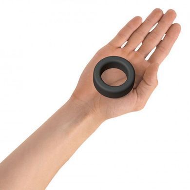 Ерекційне кільце широке Love To Love COOL RING - BLACK ONYX &mdash; купити в інтим-бутику EroticToys