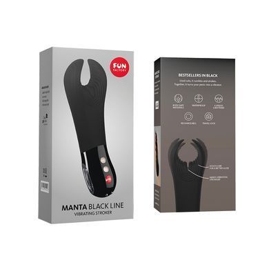 Вібратор для пеніса Fun Factory MANTA black (м'яте паковання!!!) &mdash; купити в інтим-бутику EroticToys
