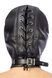 Капюшон для БДСМ зі знімною маскою Fetish Tentation BDSM hood in leatherette with removable mask в інтим-бутику EroticToys