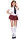 Еротичний костюм школярки Leg Avenue Private School Sweetie S, сорочка, спідниця, краватка, оправа в інтим-бутику EroticToys