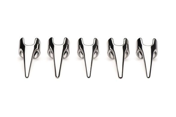 Набір кілець з кігтями Master Series Five-Piece Sensation Claw Rings - Silver &mdash; купити в інтим-бутику EroticToys