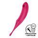 Вібратор для клітора з вакуумною стимуляцією Satisfyer Twirling Pro Red в інтим-бутику EroticToys