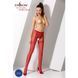 Колготки-бодістокінги Passion S012 One Size, Red, імітація панчіх, пояса та мереживних трусиків в інтим-бутику EroticToys