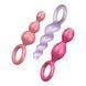 Набір анальних іграшок Satisfyer Plugs (set of 3) - Booty Call, макс. діаметр 3 см в інтим-бутику EroticToys