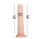 Фалоімітатор з ротацією та пульсацією Naked ADDICTION 8&Prime; Rotating & Thrusting Dong - Vanilla в інтим-бутику EroticToys