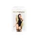Боді Penthouse Hotter Than Hell XL Black, непрозоре, вирізи, декольте, імітація шнурівки, панчохи в інтим-бутику EroticToys