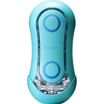 Мастурбатор Tenga Flip Orb &mdash; Ocean Blue, з можливістю зміни тиску та стимулювальними кульками всередині &mdash; купити в інтим-бутику EroticToys