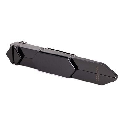 Регульована шльопалка LOCKINK Adjustable Slapper for Impact Play, чорна, натуральна шкіра &mdash; купити в інтим-бутику EroticToys