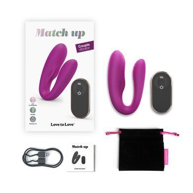 Вібратор для пар із пультом ДК Love To Love MATCH UP - SWEET ORCHID (м'ята упаковка!!!) &mdash; купити в інтим-бутику EroticToys