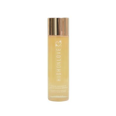 Масажна олія HighOnLove Massage Oil - Decadent White Chocolate (120 мл) з маслом насіння конопель &mdash; купити в інтим-бутику EroticToys