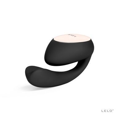 Смарт-вібратор LELO Ida Wave Black, вагінально-кліторальний, технологія WaveMotion, 2 мотори &mdash; купити в інтим-бутику EroticToys
