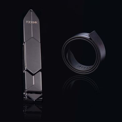 Регульована шльопалка LOCKINK Adjustable Slapper for Impact Play, чорна, натуральна шкіра &mdash; купити в інтим-бутику EroticToys