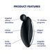 Вібратор для зовнішньої стимуляції Satisfyer Spot On 2 Black, дуже потужний, гнучкий відросток в інтим-бутику EroticToys
