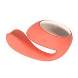 Смарт-вібратор LELO Ida Wave Coral Red, вагінально-кліторальний, технологія WaveMotion, 2 мотори &mdash; купити в інтим-бутику EroticToys