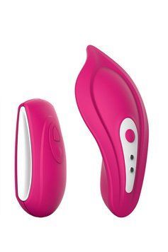 Вібратор у трусики Liebe Panty Vibe Recargable Cerise, нагрів до 39 &deg;C, пульт, трусики S-M в комплекті &mdash; купити в інтим-бутику EroticToys