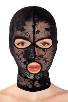 Капюшон для БДСМ Fetish Tentation Patterned fishnet hood &mdash; купити в інтим-бутику EroticToys