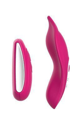 Вібратор у трусики Liebe Panty Vibe Recargable Cerise, нагрів до 39 &deg;C, пульт, трусики S-M в комплекті &mdash; купити в інтим-бутику EroticToys