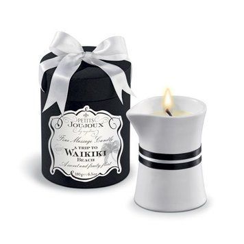 Масажна свічка Petits Joujoux - Waikiki Beach - Coconut and Pineapple (190 г) розкішна упаковка &mdash; купити в інтим-бутику EroticToys