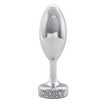 Металева анальна пробка DOXY Butt Plug SMOOTH, гладенька, діаметр 3,3 см &mdash; купити в інтим-бутику EroticToys