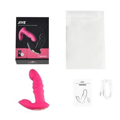 Смарт вібратор-пульсатор Fun Town Jive Pink, імітація фрикцій &mdash; купити в інтим-бутику EroticToys