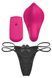 Вібратор у трусики Liebe Panty Vibe Recargable Cerise, нагрів до 39 &deg;C, пульт, трусики S-M в комплекті в інтим-бутику EroticToys
