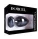 Металева анальна пробка з кристалом Dorcel Diamond Plug Black L в інтим-бутику EroticToys