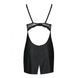 Бебі-дол з еко-шкіри та мережива Passion LOONA CHEMISE S/M, black в інтим-бутику EroticToys