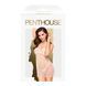 Приталена сорочка-сітка зі стрінгами Penthouse - All Yours White L/XL в інтим-бутику EroticToys