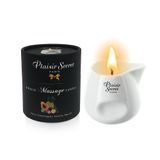 Масажна свічка Plaisirs Secrets Pineapple Mango (80 мл) подарункова упаковка, керамічний посуд &mdash; купити в інтим-бутику EroticToys