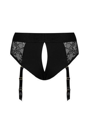 Мереживні трусики для страпона з підв&rsquo;язками для панчіх Strap-On-Me DIVA HARNESS - L &mdash; купити в інтим-бутику EroticToys