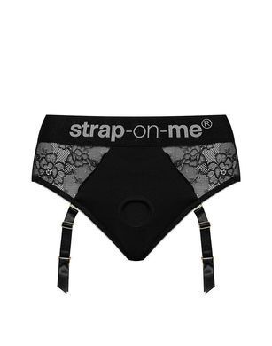 Мереживні трусики для страпона з підв&rsquo;язками для панчіх Strap-On-Me DIVA HARNESS - L &mdash; купити в інтим-бутику EroticToys
